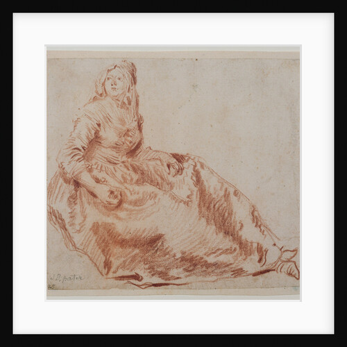 Study of a Seated Woman by Jean-Baptiste Pater