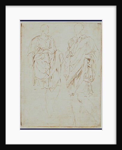 Two Studies of an Ancient Statue (recto), Scylla and a Centaur (verso) by Nicolas Poussin