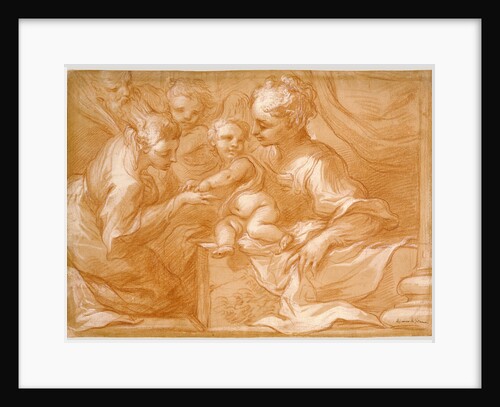 Mystic Marriage of Saint Catherine by Bartolomeo Biscaino