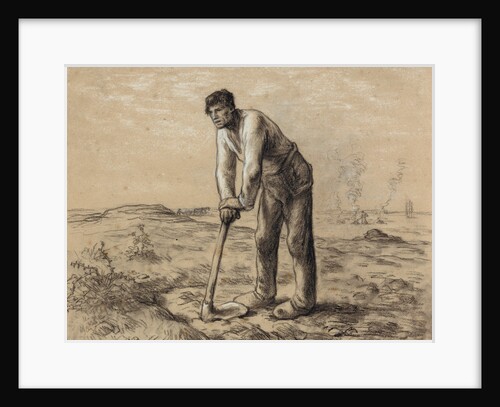 Man with a Hoe by Jean-François Millet