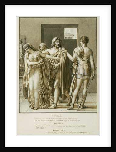 Phaedra Rejecting the Embraces of Theseus by Anne-Louis Girodet de Roucy-Trioson