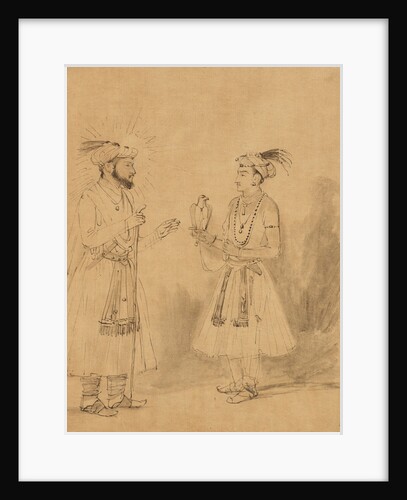Shah Jahan and Dara Shikoh by Rembrandt Harmensz. van Rijn