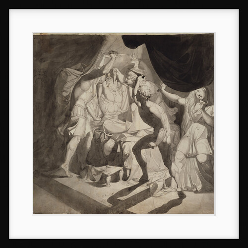 An Old Man Murdered by Three Younger Men by Johann Heinrich Fuseli