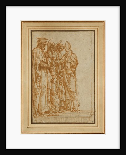 Study of Four Saints (Peter, Paul, John the Evangelist, and Zeno) by Andrea Mantegna