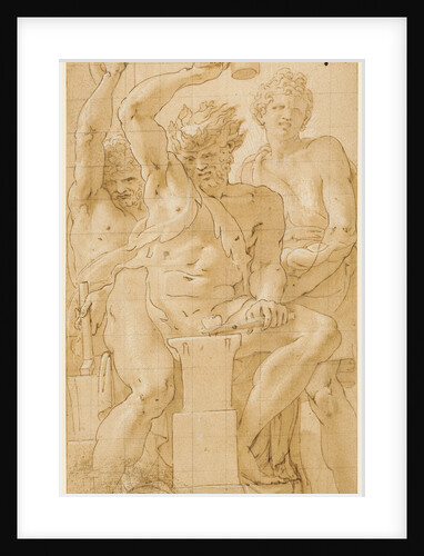 Vulcan at His Forge by Francesco Primaticcio
