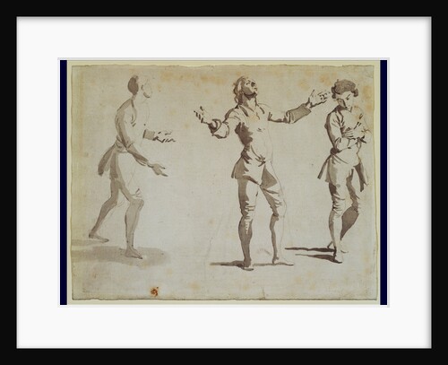 Three Figure Studies by Giovanni Paolo Pannini