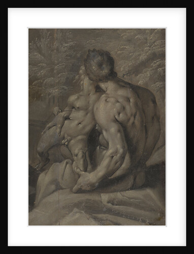 Two Male Nudes by Cornelis Cornelisz van Haarlem