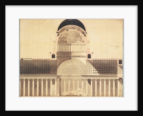 Architectural Project for the Church of the Madeleine by Etienne-Louis Boullée