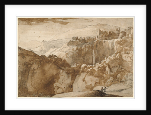 View of Tivoli (recto), View of Tivoli (verso) by Claude Lorrain