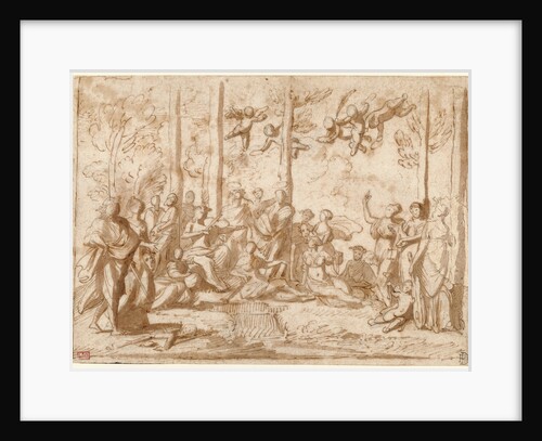 Apollo and the Muses on Mount Parnassus by Nicolas Poussin
