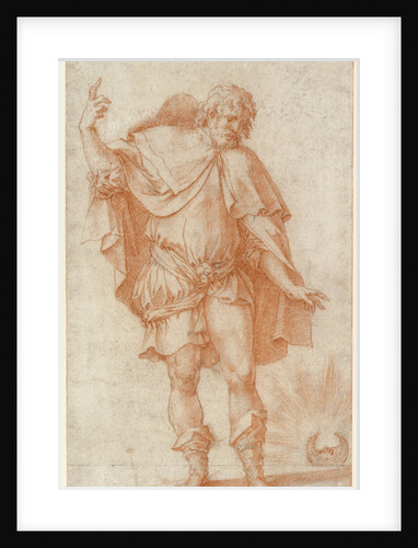 Study of a Male Figure (Empedocles and/or Saint Roch) by Rosso Fiorentino