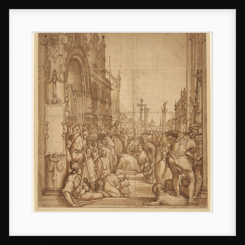 The Submission of the Emperor Frederick Barbarossa to Pope Alexander III by Federico Zuccaro