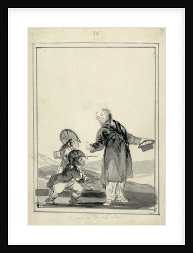 Contemptuous of the Insults by Francisco José de Goya y Lucientes