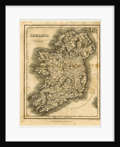 Map of Ireland, 1819 by J. Mawman