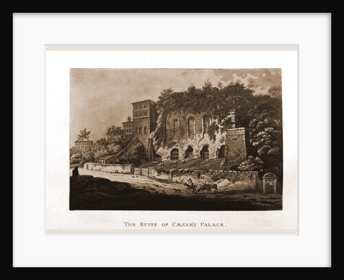 A Select Collection of Views and Ruins in Rome and its vicinity, Ruins of Caesar's Palace by Anonymous