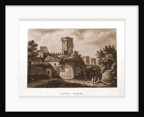 A Select Collection of Views and Ruins in Rome and its vicinity, Latin Gate by Anonymous