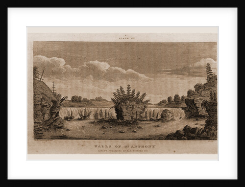 Falls of St Anthony, 1821, Narrative Journal of Travels by Anonymous