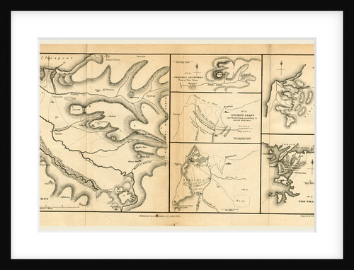 Map 1822, on the topography of the Plain of Troy by Anonymous