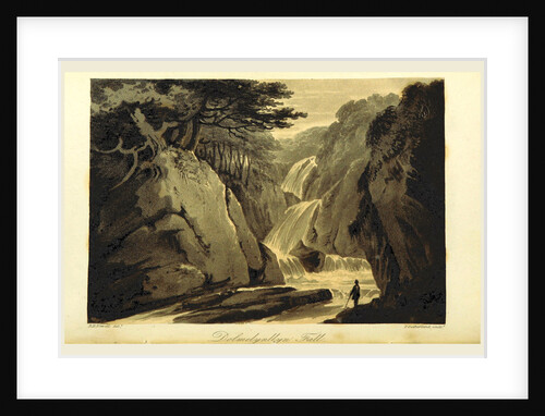 The Scenery of Wales, Dolmelynllyn Fall, UK, 19th century by Anonymous