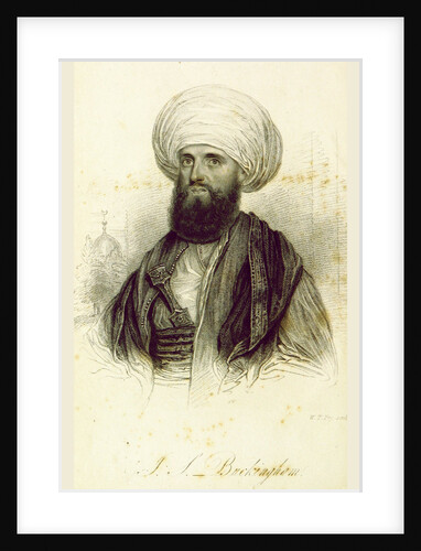 19th century engraving by J.S. Buckingham