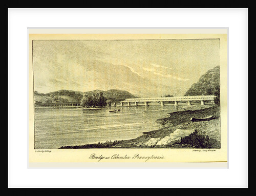 Bridge at Columbia Pennsylvania by Anonymous
