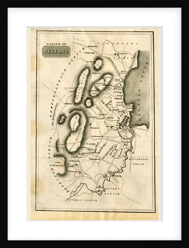 Map of the Town of Belfast by Anonymous