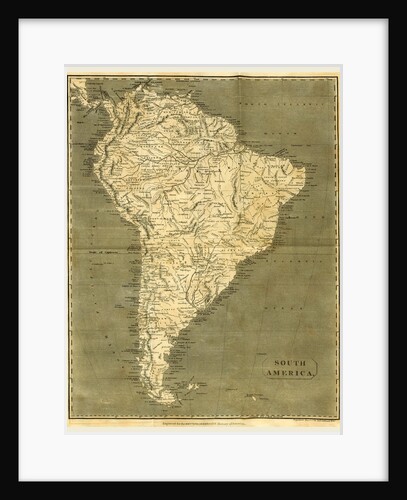 Map of South America by Anonymous