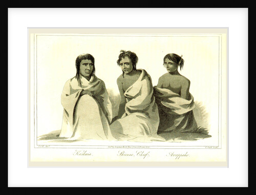 Shienne Chief, 1823, Awappaho, Kaskaia by Anonymous