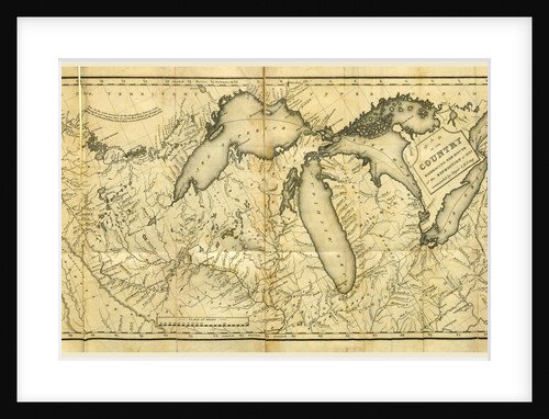 Map, Narrative of an Expedition to the source of St. Peter's River, Lake Winnepeck, Lake of the Woods, etc. performed by order of the Secretary of War under the command of S. H. Long, 1823 by Anonymous