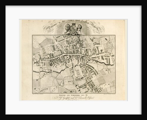 Map, Griffith's new historical description of Cheltenham and its vicinity by Anonymous