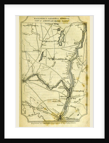 Ballston and Saratoga Springs, City of Albany by Anonymous
