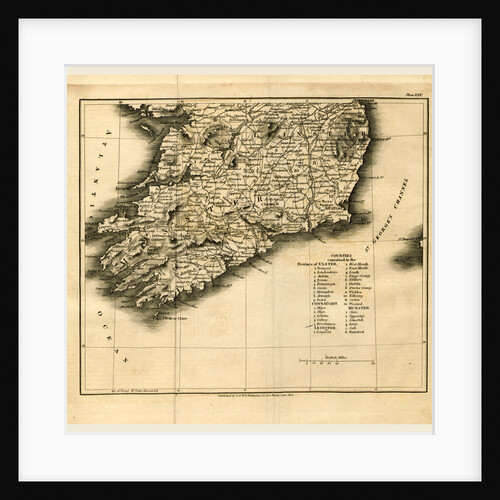 Province of Ulster 1824, A Topographical Dictionary of the United Kingdom, UK by Anonymous
