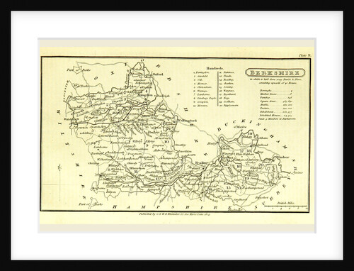 A Topographical Dictionary of the United Kingdom, Berkshire, UK by Anonymous