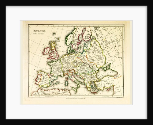 Europe Map by Anonymous