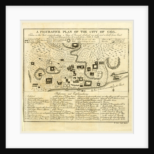 An Historical Sketch or Map, of Goa with an account of the present state, India by Anonymous