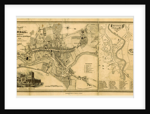 Map, 1832, The Annals of Kendal, being a historical and descriptive account of Kendal and its environs by Anonymous