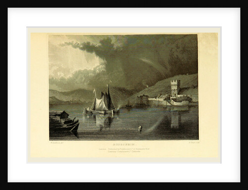 Rudesheim, Germany, Tombleson's Views of the Rhine, Tombleson's Views of the Rhine by Anonymous