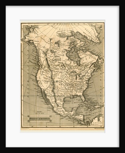 North America map, The General Gazetteer the eighteenth edition, with very considerable additions by A. Picquot by Anonymous