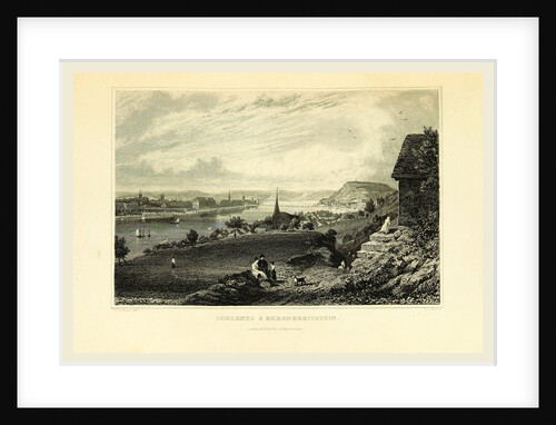 Koblenz and Ehrenbreitstein, Tombleson's Views of the Rhine, Germany by Anonymous
