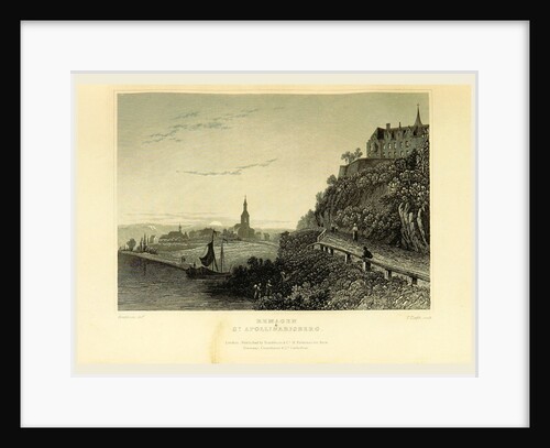 Remagen, Sankt Apollinarisberg, Germany, Tombleson's Views of the Rhine, Tombleson's Views of the Rhine by Anonymous