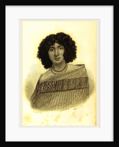 Woman, New Zealand, in 1827 by Anonymous