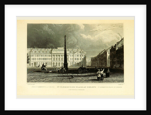 St. Clementius place, Koblenz, Germany, Tombleson's Views of the Rhine, Tombleson's Views of the Rhine by Anonymous