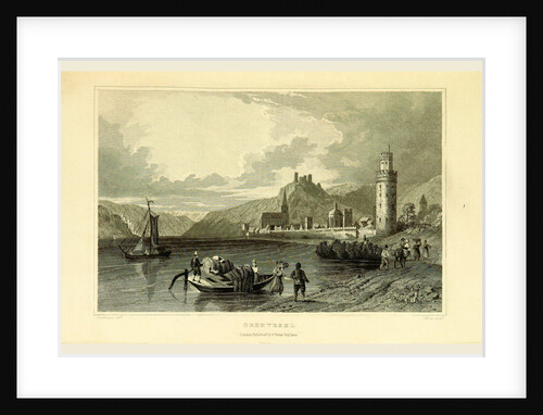 Oberwesel, Germany, Tombleson's Views of the Rhine, Tombleson's Views of the Rhine by Anonymous