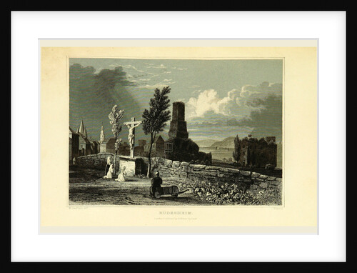 Rudesheim, Germany, Tombleson's Views of the Rhine by Anonymous