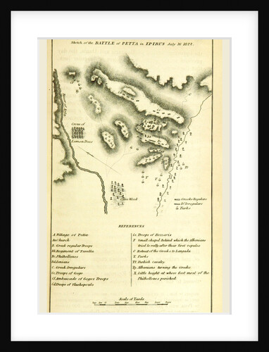 Battle of Petta in Epirus, 1822, History of the Greek Revolution by Anonymous