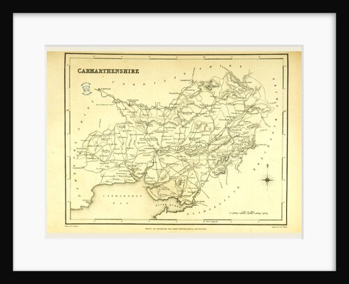 A Topographical Dictionary of Wales, Carmarthenshire by Anonymous