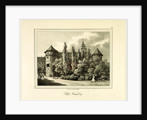 Representations of old Prussian Castles by Countess Dohna