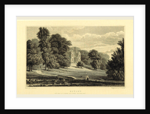 The Picturesque Beauties of Devonshire, Kitley, UK by Anonymous