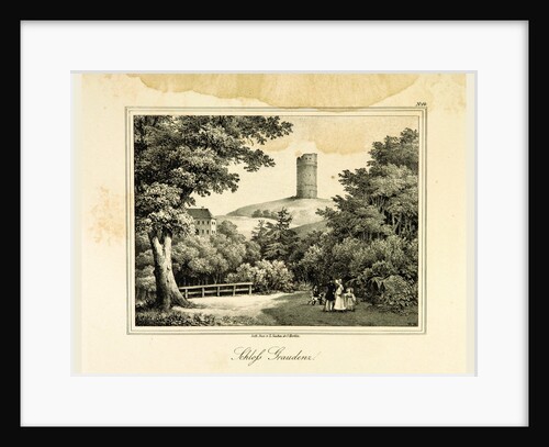 Representations of old Prussian Castles by Countess Dohna