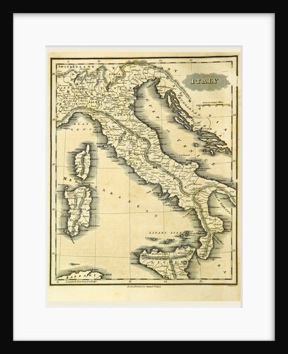 Map of Italy by Anonymous